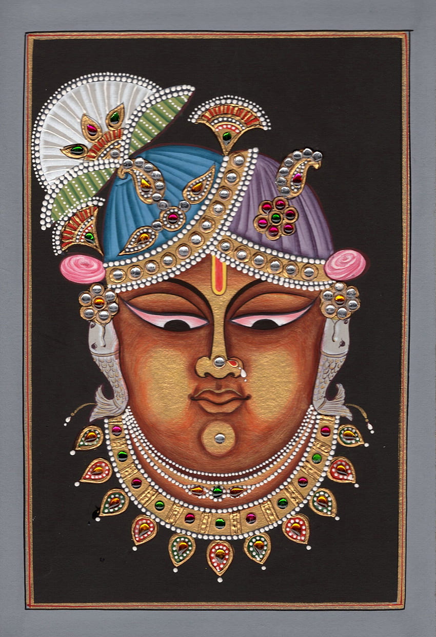Lukisan Shrinathji wallpaper ponsel HD