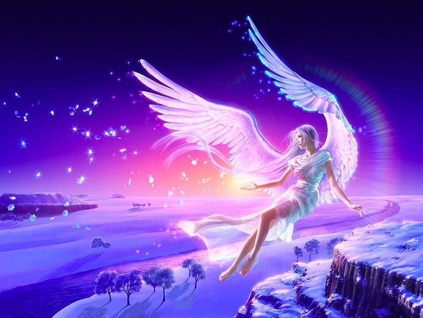 Beautiful angel cartoon Stock Vector Image & Art - Alamy