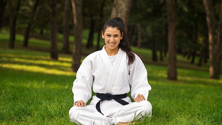 Woman, ., Athlete, Training, Karate, Color, Sports, Female Martial Arts HD wallpaper