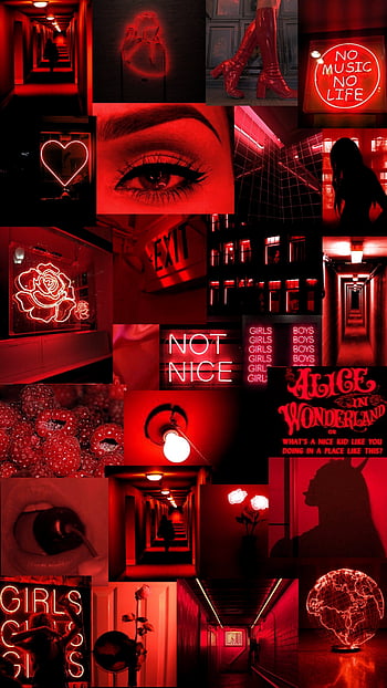 Red aesthetic tumblr girl HD wallpapers | Pxfuel
