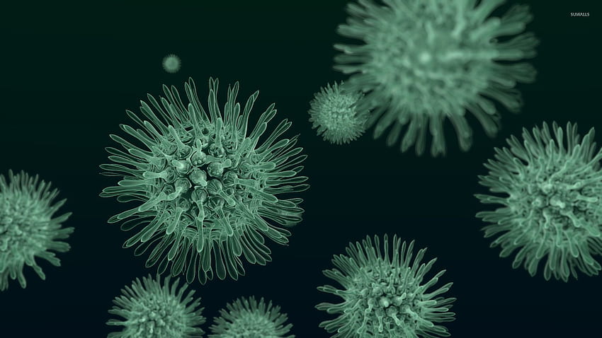 Germes verdes - 3D papel de parede HD