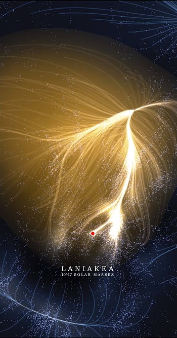 Laniakea supercluster, illustration - Stock Image - C029/9063 - Science  Photo Library