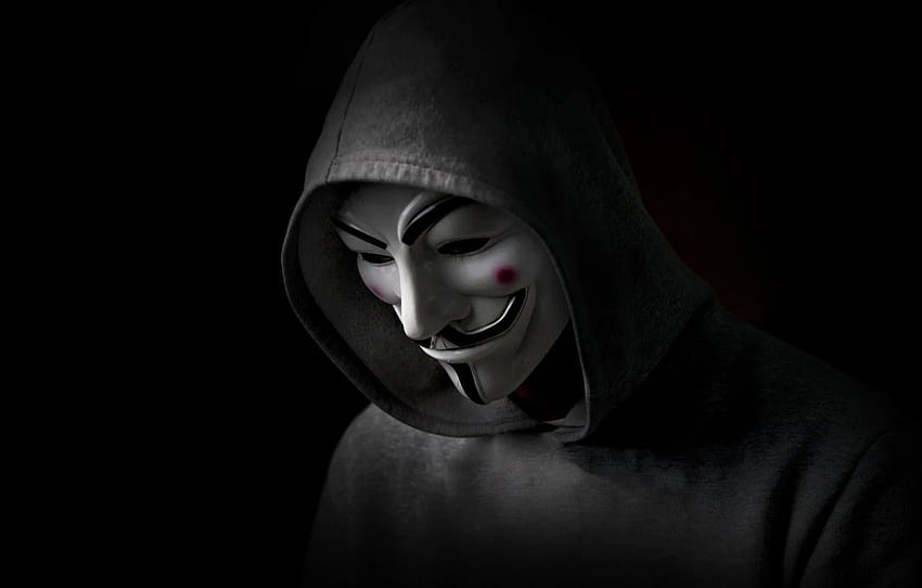 Revenge, Black, Anonymous, Man, Hood, Sight for , section макро HD wallpaper