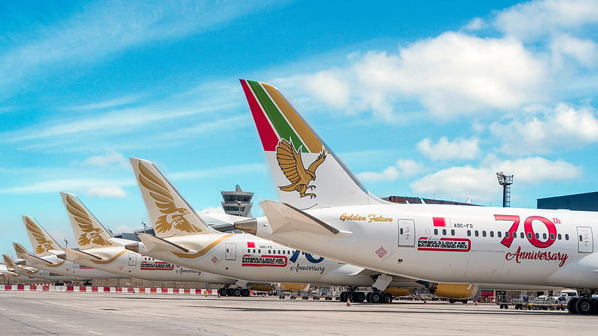 Arabian Aerospace - Gulf Air ย้ายฐานปฏิบัติการไปยัง New Bahrain International Airport Terminal วอลล์เปเปอร์ HD