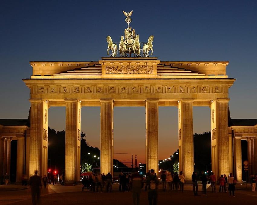 Brandenburg Gate German Landmark HD wallpaper