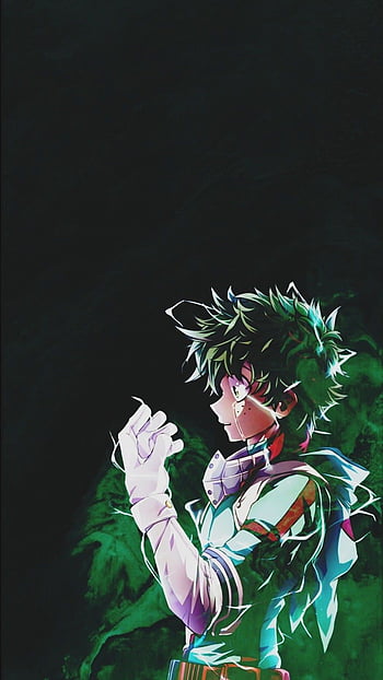 HD wallpaper: Deku, Izuku Midoriya, Boku no Hero Academia, green eyes,  green hair | Wallpaper Flare