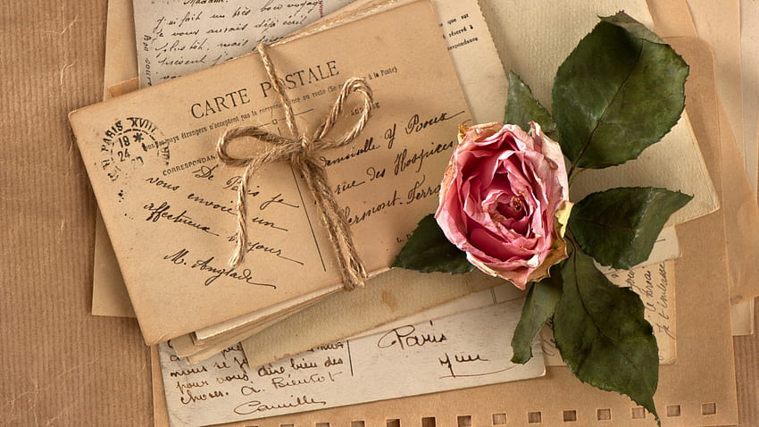 Vintage Love Letters Android Data Src Shabby Chic , Love Notes HD wallpaper