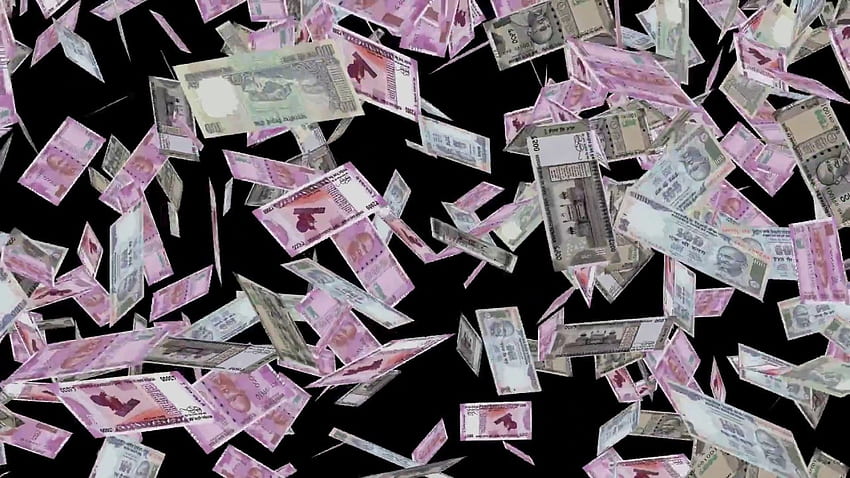 Money Raining, Indian Currency HD wallpaper