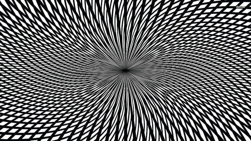 目の錯覚。 目の錯覚、抽象、抽象、錯視ブラック 高画質の壁紙