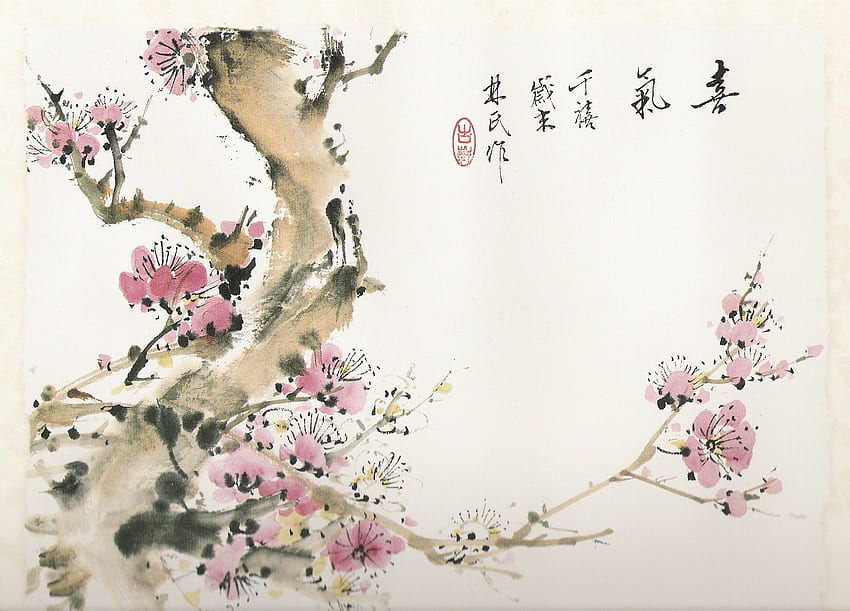 Chinese Brush Painting 1 By Ak Honda 97, Chinese Ink Painting HD wallpaper