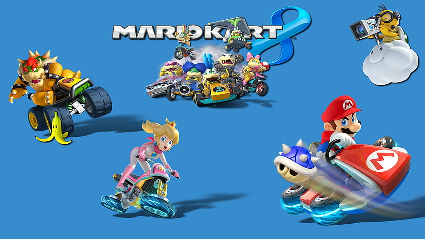Mario Kart 8, Jeux vidéo, Toad (personnage), Mario Bros., Princess Peach, Nintendo / et arrière-plans mobiles Fond d'écran HD