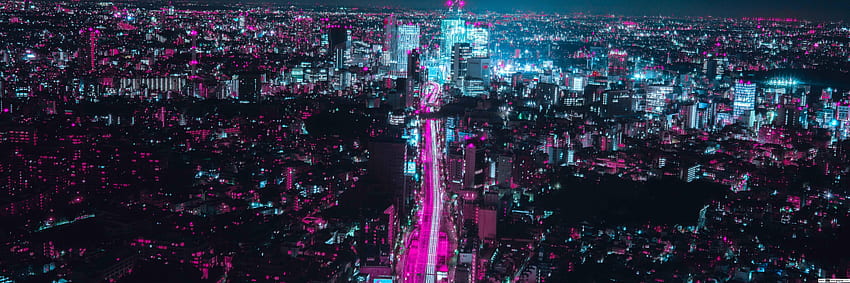 Japón Osaka , doble monitor fondo de pantalla
