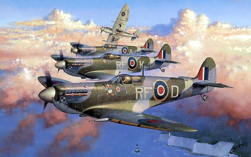 Spielanwendung für graue und schwarze Kampfflugzeuge, Zweiter Weltkrieg, Militär, Flugzeuge, Militärflugzeuge, Zweiter Weltkrieg HD-Hintergrundbild