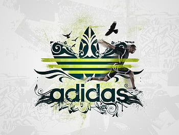 Gladys Deformar silueta Cool graffiti adidas logo HD wallpapers | Pxfuel