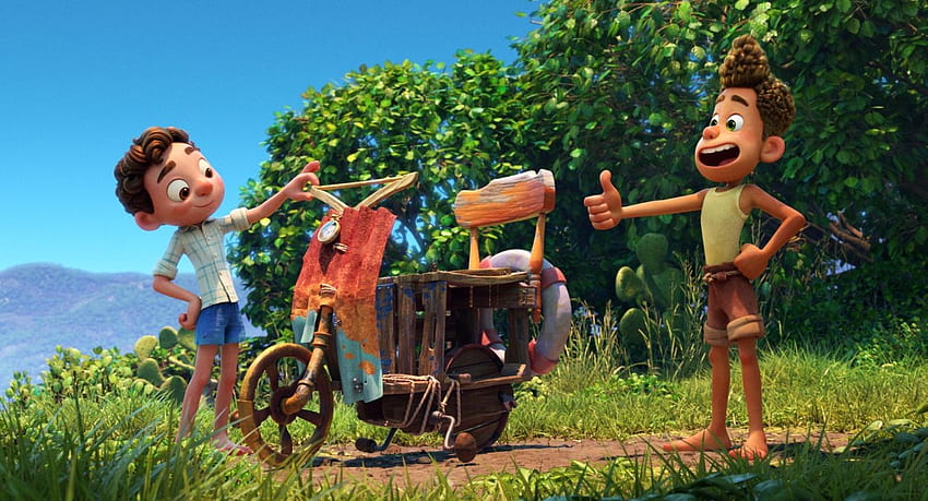 Pixar'ın 'Luca'sının Stilize Edilmiş, 2D'den Esinlenilmiş Eğlencesini Yaratmak. Animasyon Dünya Ağı HD duvar kağıdı