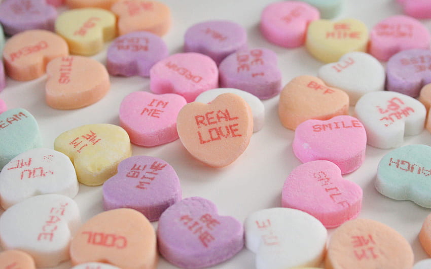 Pink Candy Hearts conversation hearts bie friday [] for your , Mobile & Tablet. Explore Candy Hearts . Cute Candy , Beautiful Candy HD wallpaper