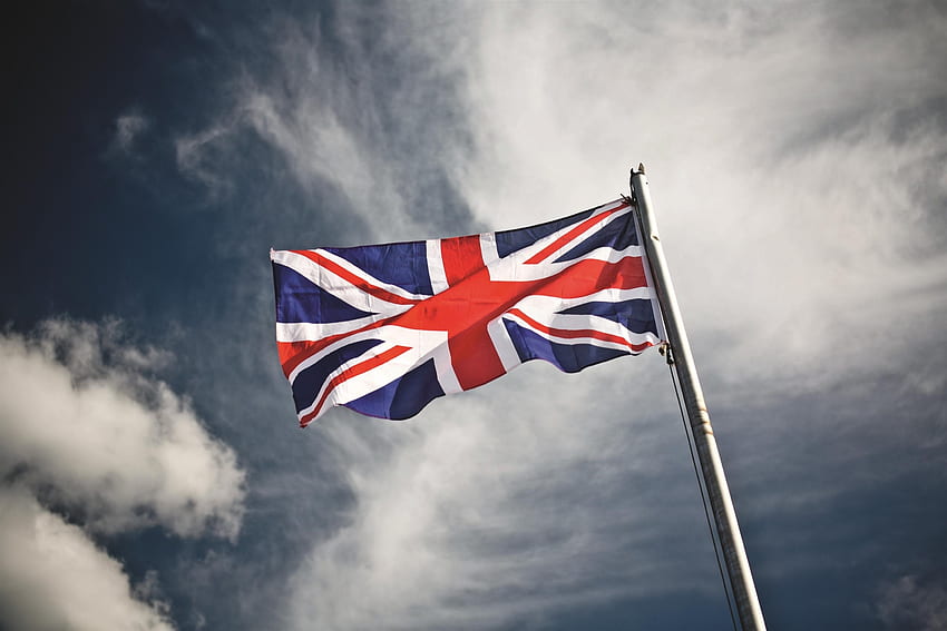 Background, Flags, Great Britain HD wallpaper