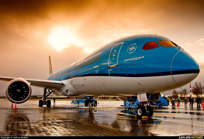 KLM โบอิ้ง 787 9 Dreamliner Ph Bhc - KLM 787 9 วอลล์เปเปอร์ HD