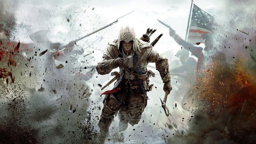 Assassin's Creed digital , Assassin's Creed III, American Revolution HD wallpaper