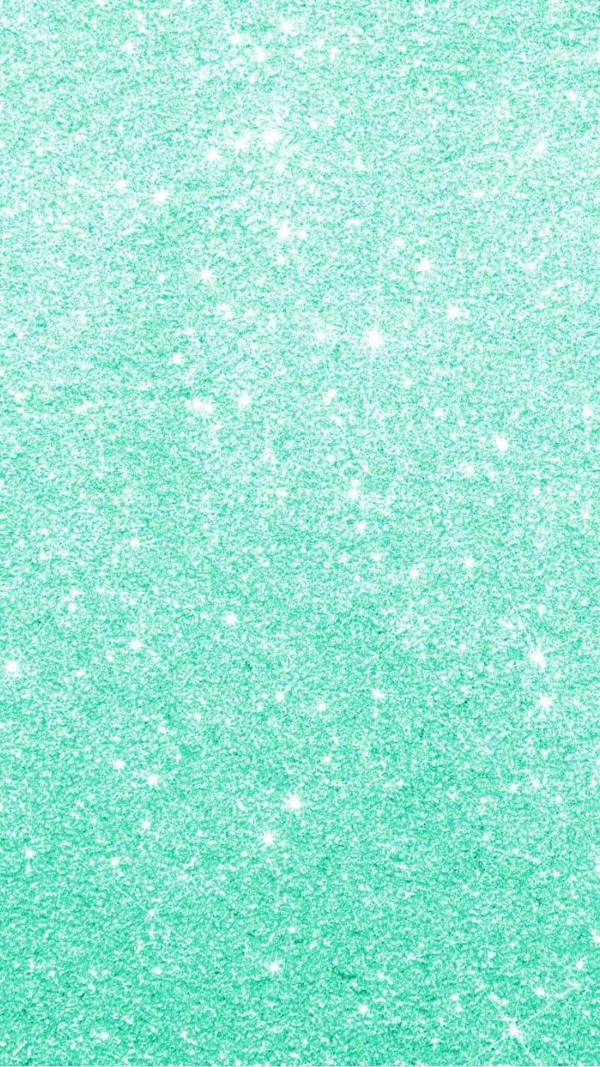 Teal Glitter iPhone HD phone wallpaper