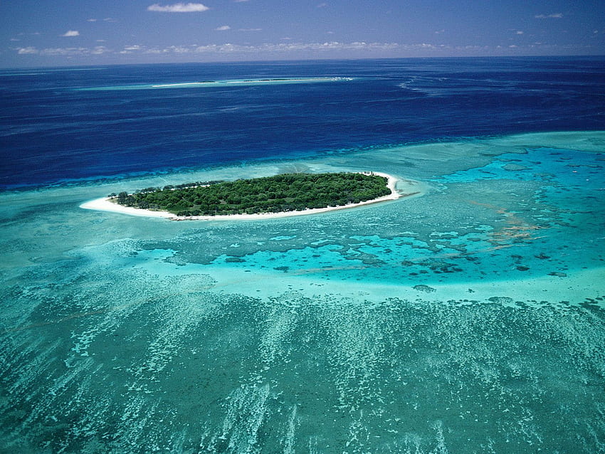 Known places: Lady Musgrave Island, Great Barrier Reef HD wallpaper