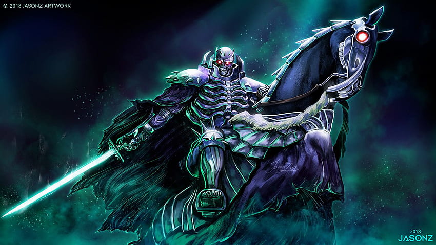 Skeleton Knight In Another World Wallpapers - Top Free Skeleton Knight In Another  World Backgrounds - WallpaperAccess