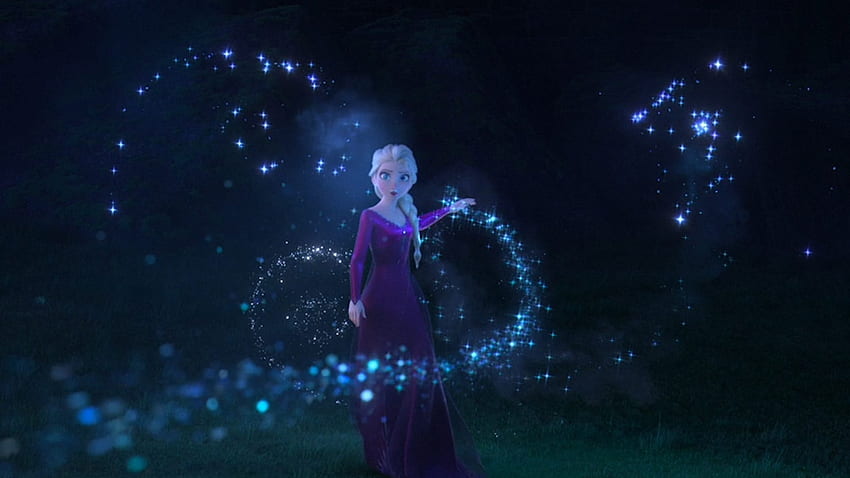Disney's 'Frozen II' is pretty, but sweeping themes leave muddled mess, Elsa Frozen Two HD wallpaper