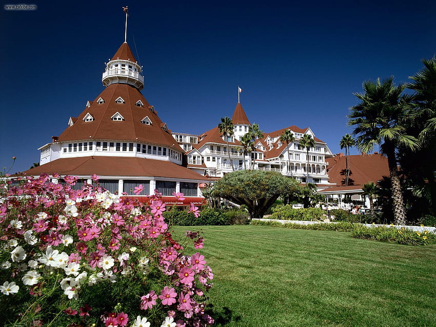 Known places: Hotel Del Coronado, California, nr. 20924, Coronado Beach HD wallpaper
