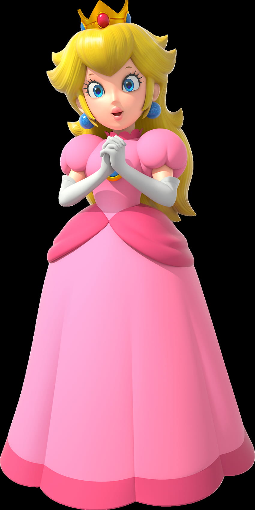 Princess Peach - Super Mario Wiki, the Mario encyclopedia, Cute Princess Peach HD phone wallpaper