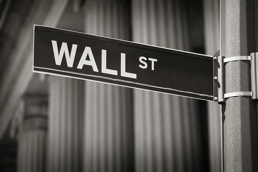 Wall Street, ulica, Nowy Jork, architektura, grafika Tapeta HD