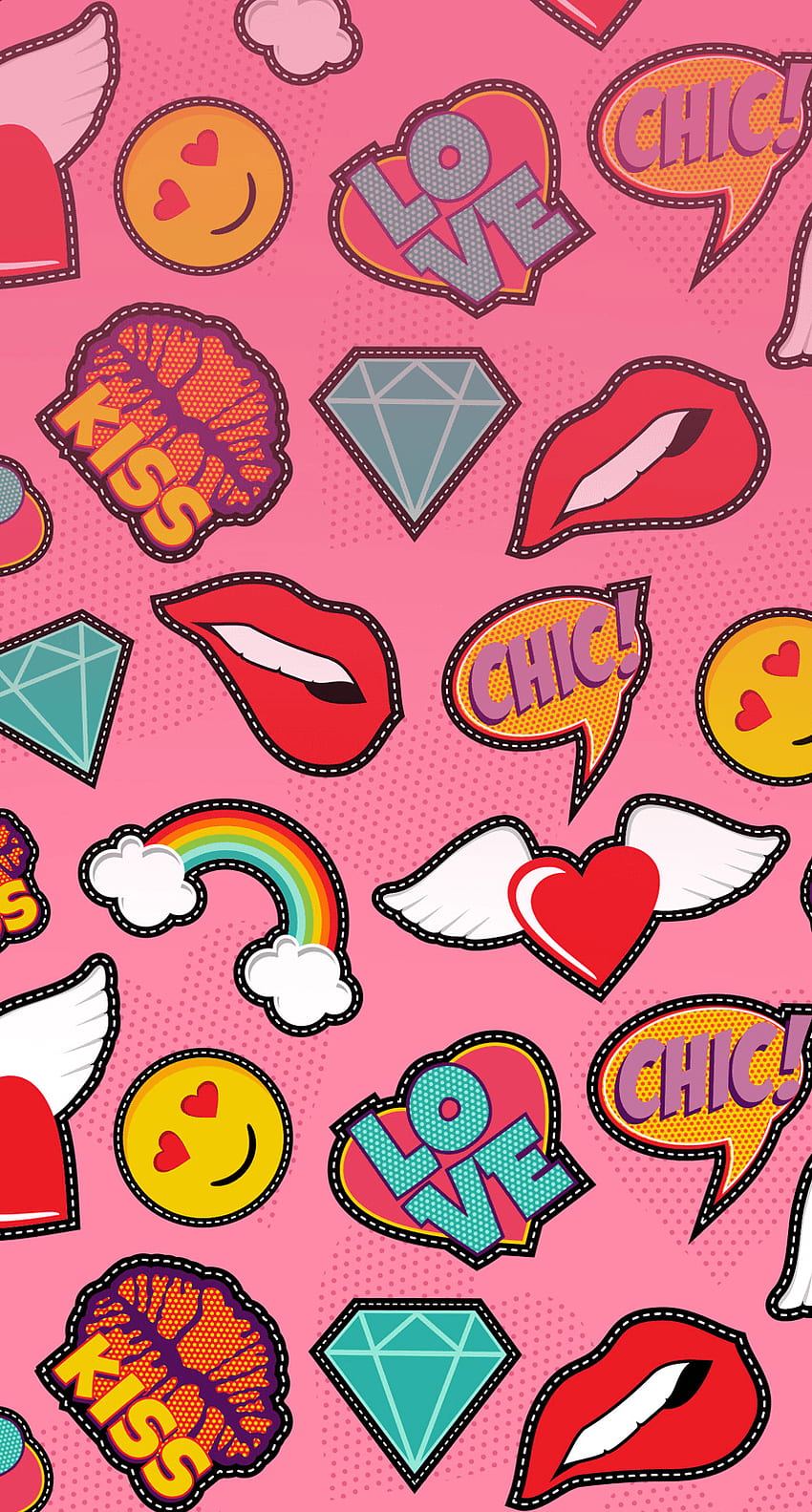 Twilla, Pink Pop Art HD phone wallpaper