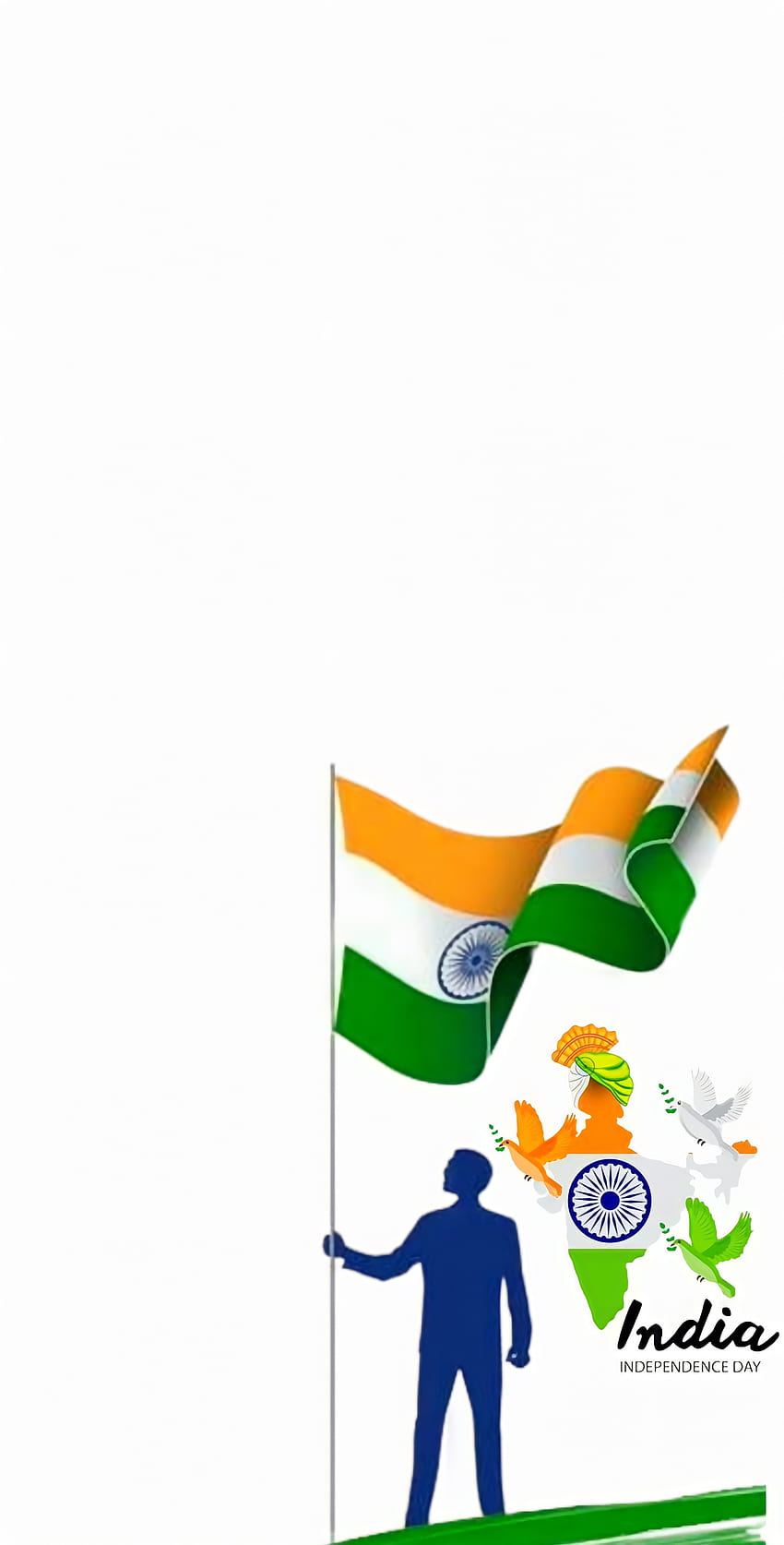 Unabhängigkeitstag, Symbol, Unabhängigkeitstag, Dom, 15. August 1947, Indien HD-Handy-Hintergrundbild