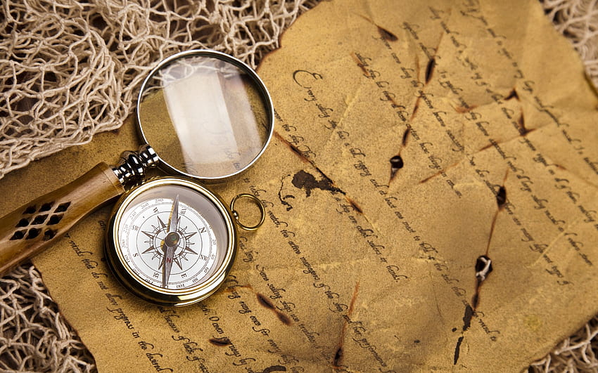 Vintage, Magnifying Glass HD wallpaper