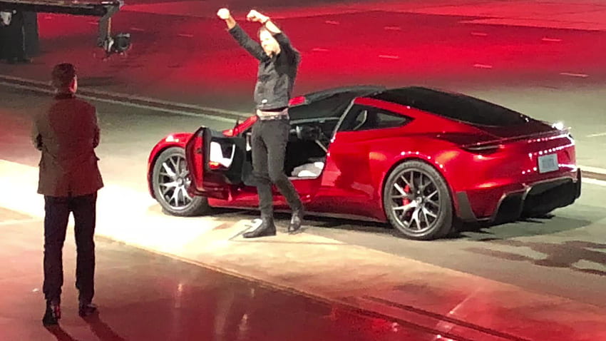 Илон Мъск шокира с новия Tesla Roadster, Tesla Roadster 2020 HD тапет
