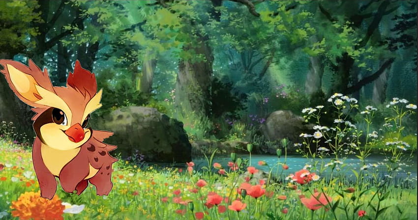 Pokémon-Landschaft HD-Hintergrundbild