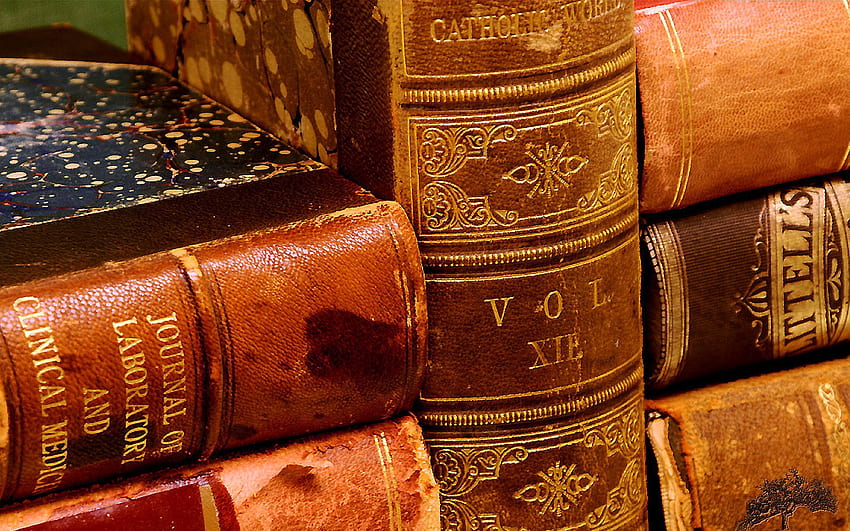 Old Books, Ancient Books HD wallpaper