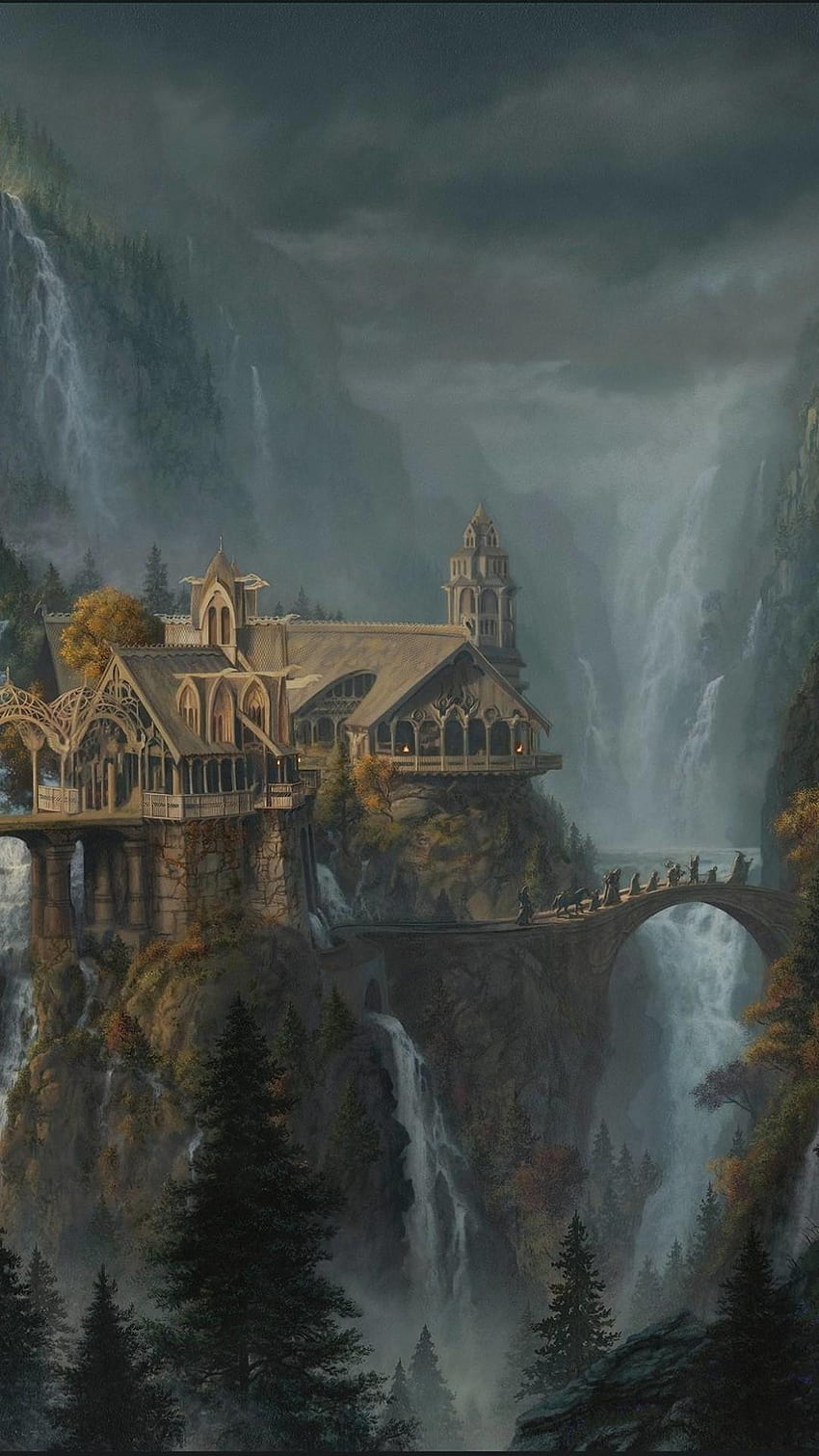 Lord Of The Rings Phone, Rivendell HD phone wallpaper