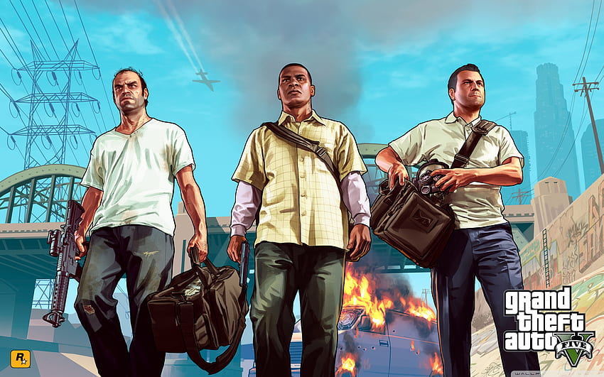 Grand Theft Auto V - Franklin, Michael & Trevor Ultra Background for U TV : Tablet : Smartphone HD wallpaper