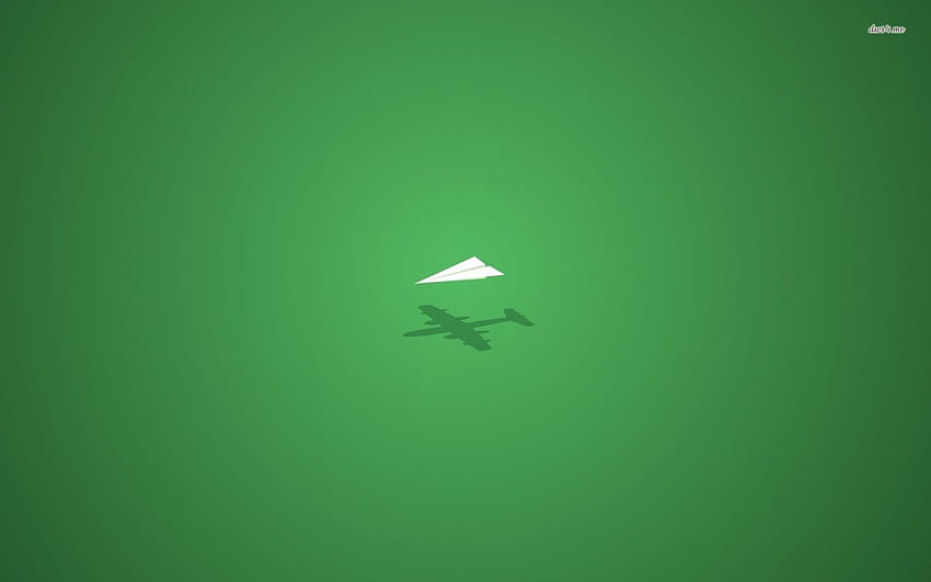 Pesawat kertas - Vektor Wallpaper HD