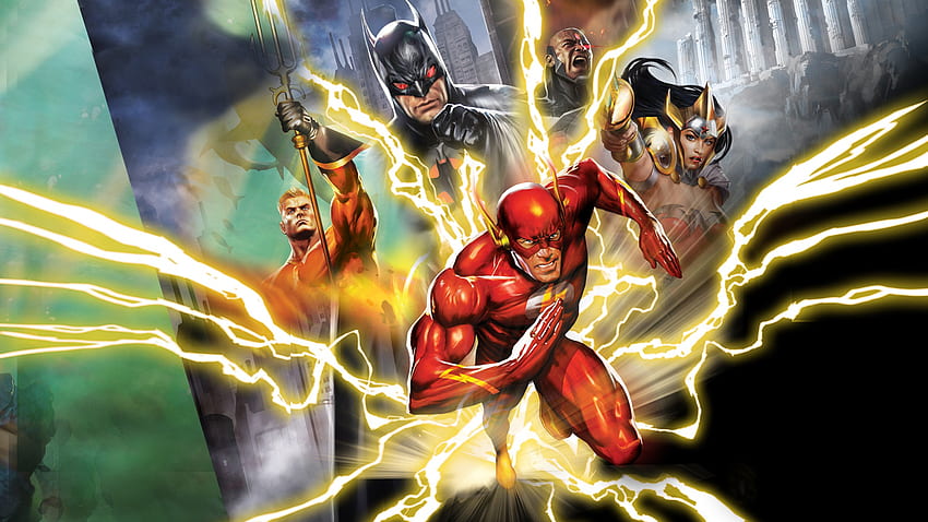 Аквамен Батман Киборг DC Comics Flash Wonder Woman Лигата на справедливостта The Flashpoint Paradox HD тапет