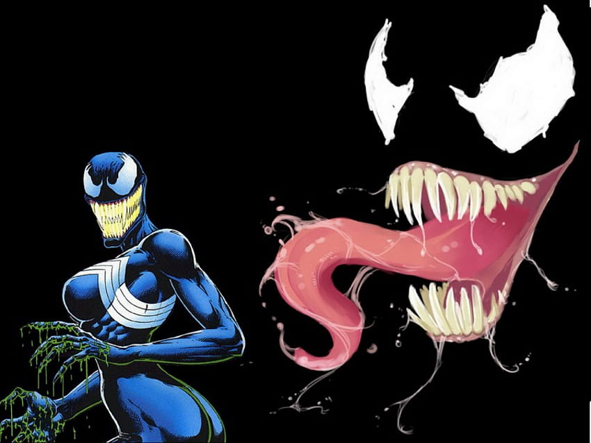 She Venom, comic, venom, girls HD wallpaper