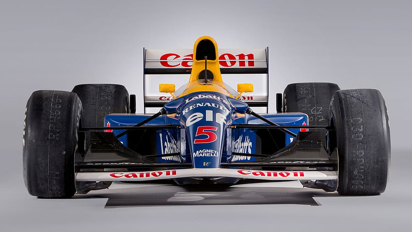 Jedź jak Nigel Mansell swoim bolidem Formuły 1 Williams Renault FW14B z 1992 roku Tapeta HD