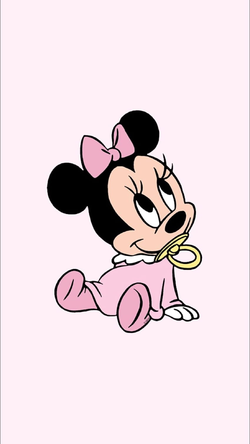Minnie. iPhone, iPad, & MacBook in 2019. Cute cartoon, Baby Minnie Mouse HD phone wallpaper