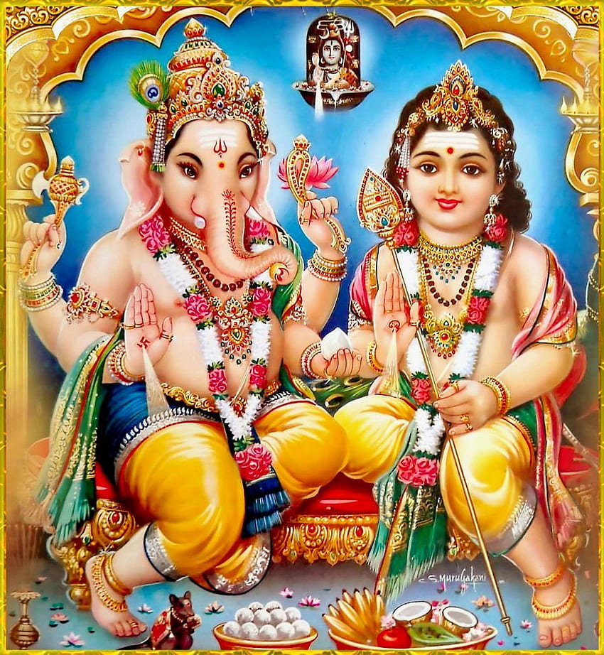 shivaom. Lord Murugan, Lord Murugan, Happy Ganesh Chaturthi, Vinayagar Murugan HD-Handy-Hintergrundbild