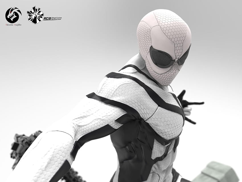 White spider man HD wallpapers | Pxfuel
