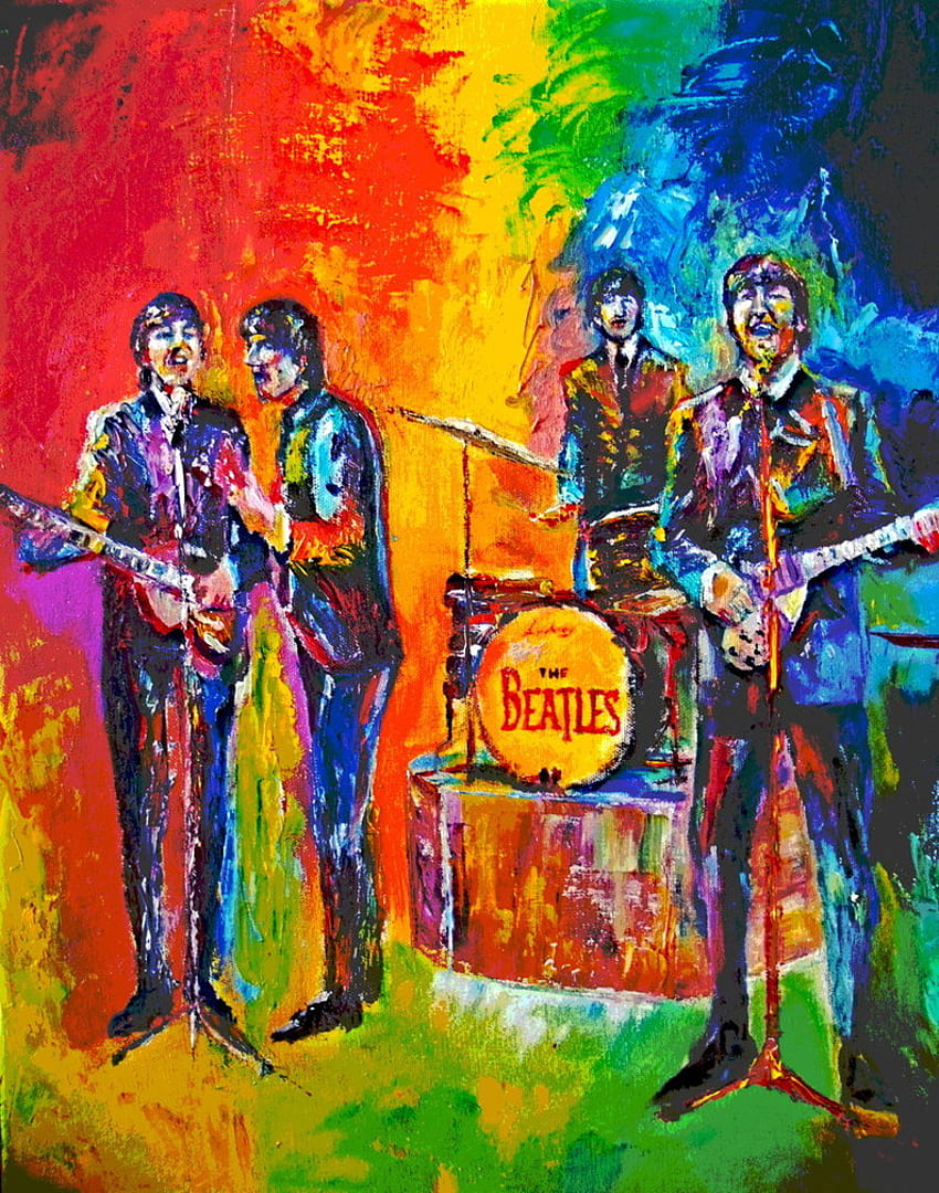 Beatles Trippy, The Beatles Saykodelik HD telefon duvar kağıdı