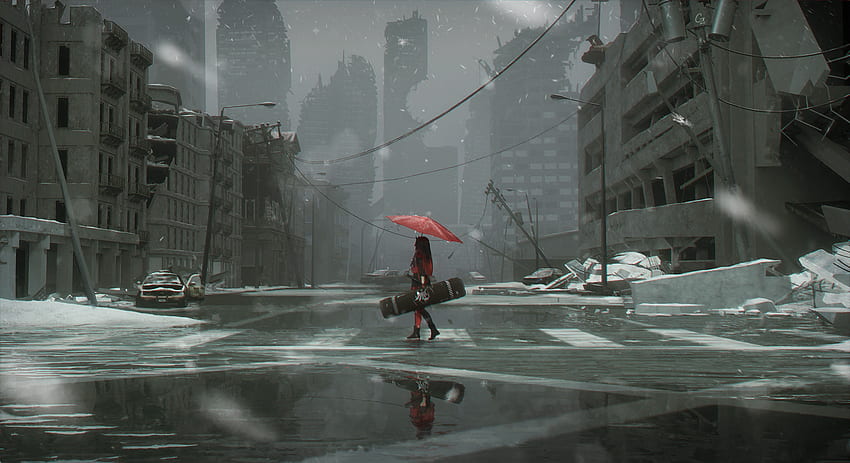snow after the apocalypse - cities live [ ], Winter Apocalypse HD wallpaper