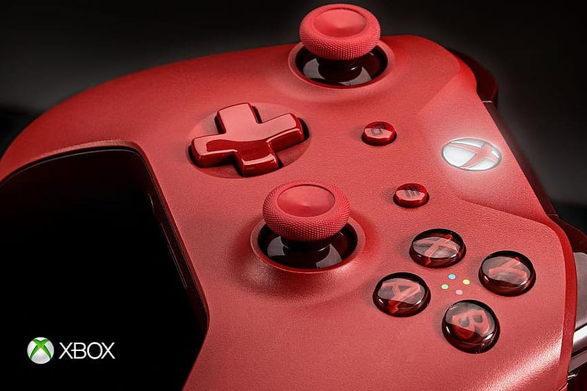 Poznaj najnowsze kolory kontrolera Xbox One, Red Xbox Tapeta HD