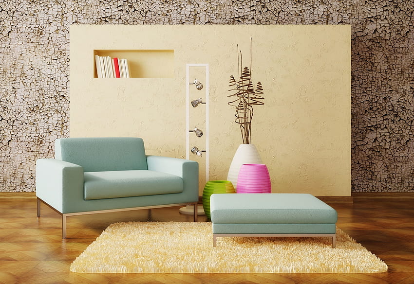 Miscellanea, Miscellaneous, Design, Room, Style, Armchair Wallpaper HD