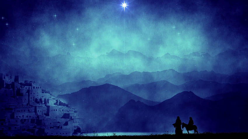 Mary Joseph Travel podróżuje do Betlejem Ruchu Tło, Boże Narodzenie w Betlejem Tapeta HD